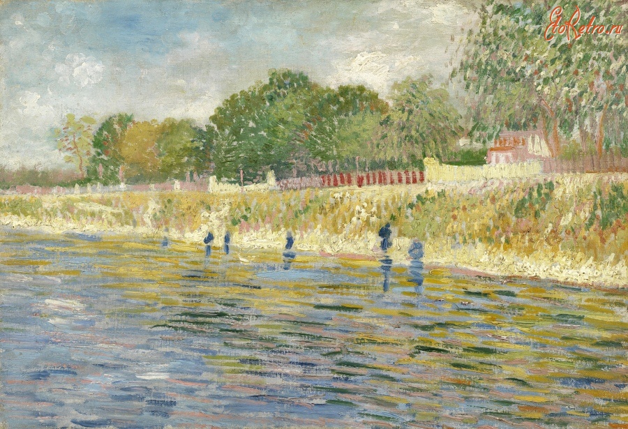 Картины - Винсент Ван Гог. На берегу Сены