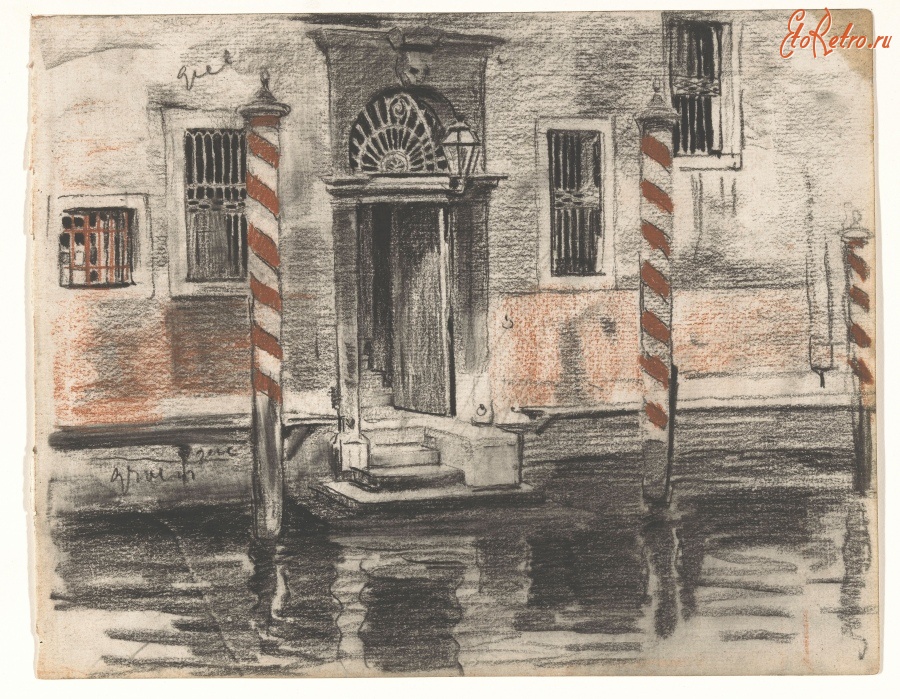 Картины - Виллем Витсен. Дома на Гранд Канале в Венеции