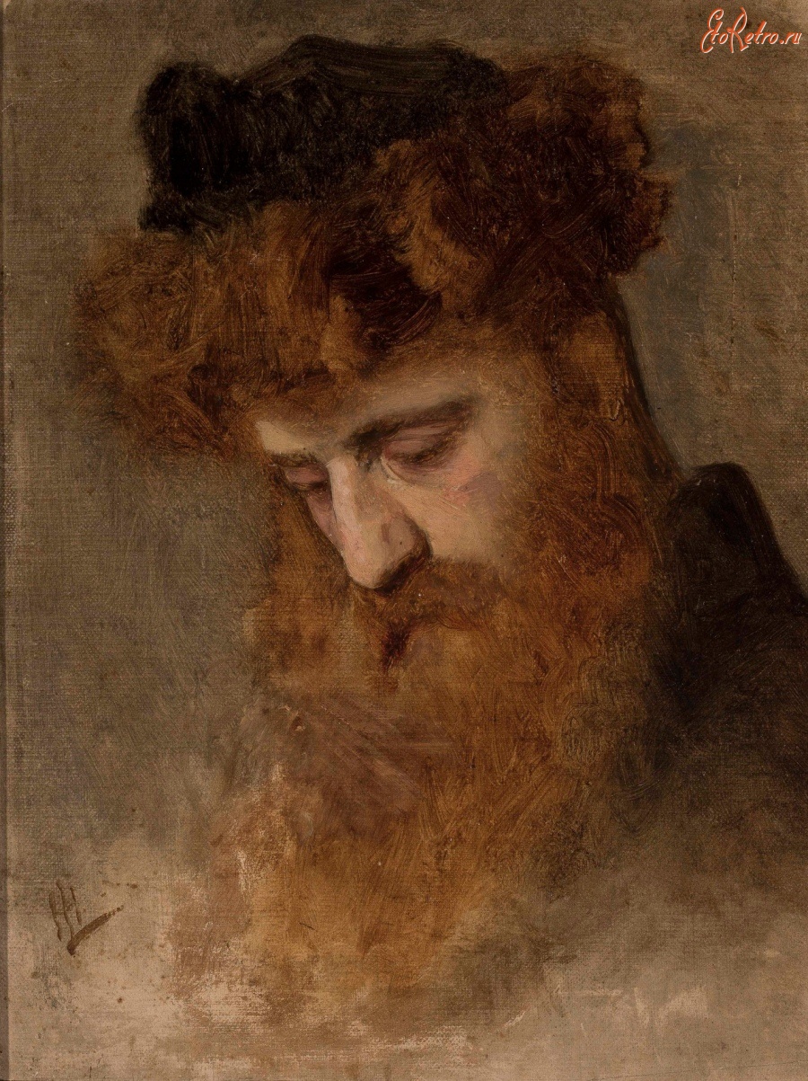 Картины - Картини  польських  художників.  Портрет мужчини з бородою.