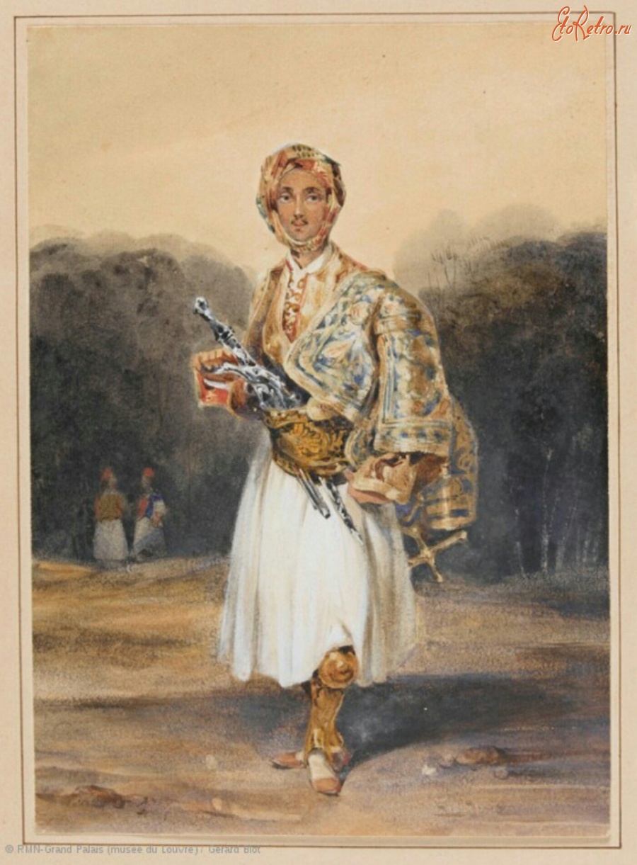 Картины - Эжен Делакруа. Портрет графа де Палантиано