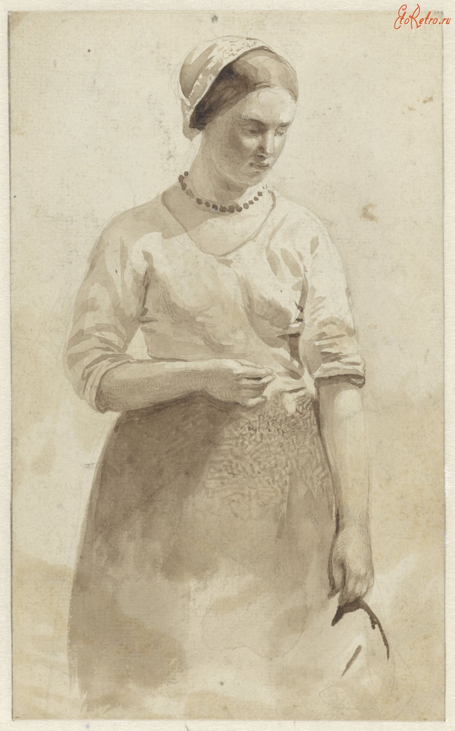 Картины - Альберт Нейхюйс. Портрет молодой женщины