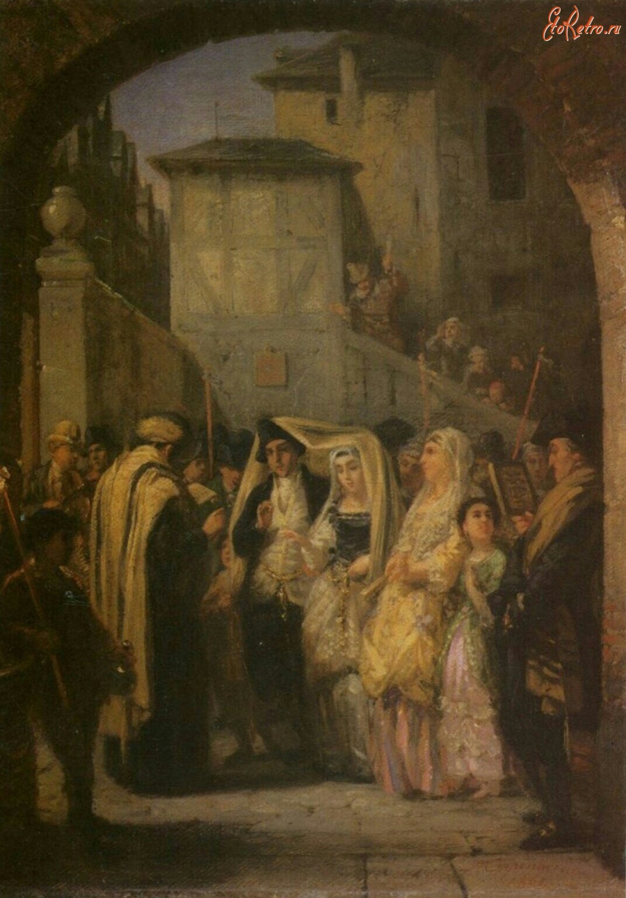 Картины - Еврейская свадьба