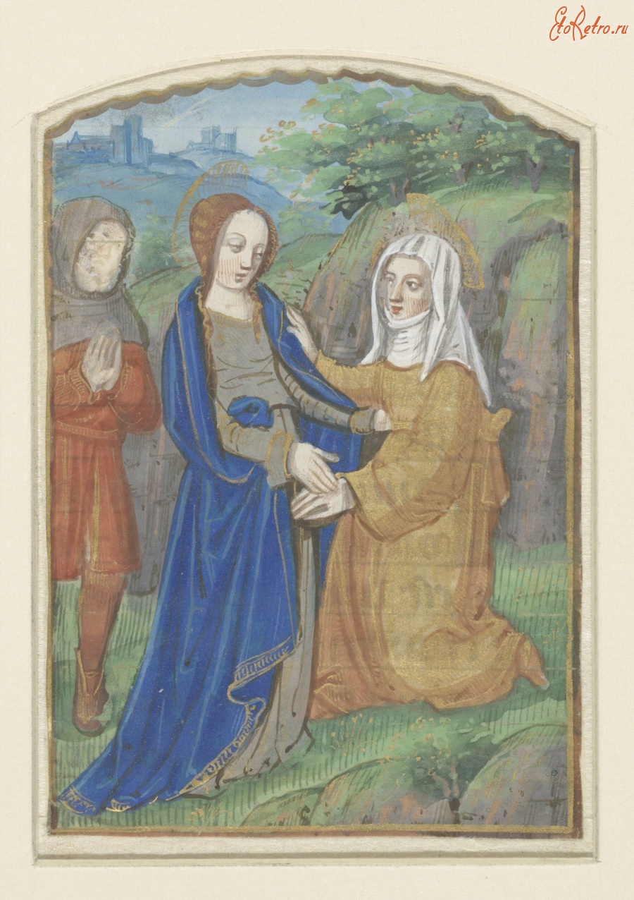 Картины - Посещение Марии. Встреча Марии и Святой женщины