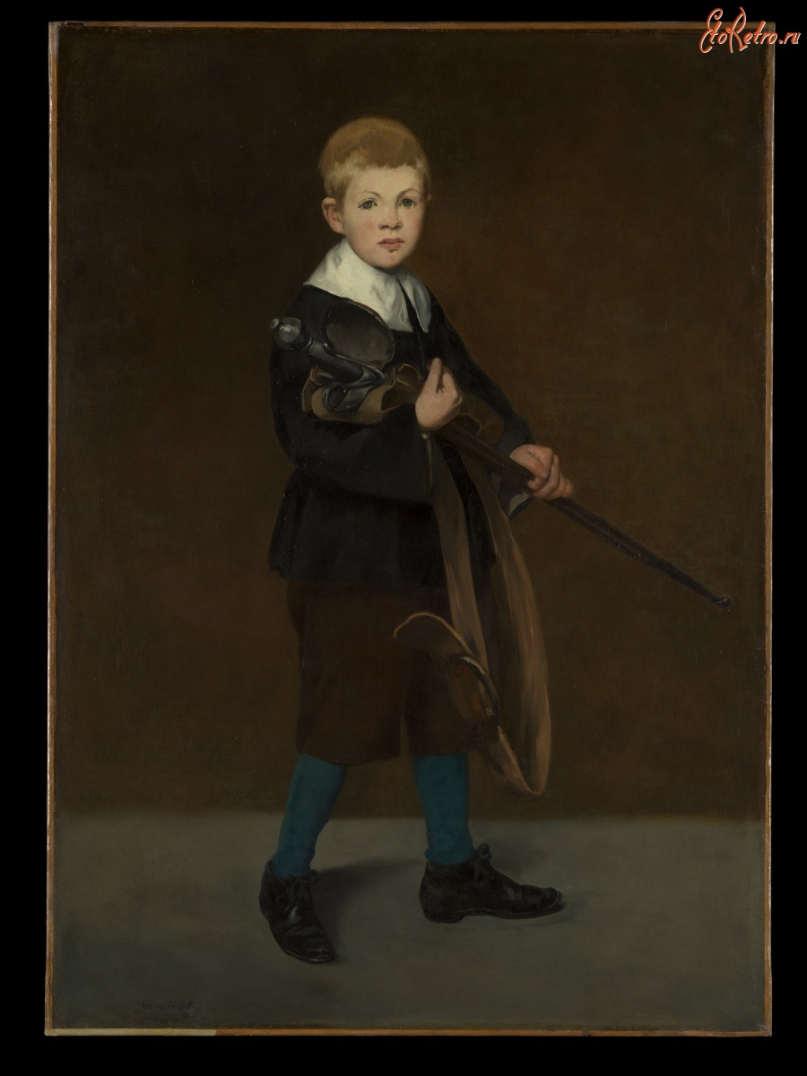 Картины - Эдуард Мане. Мальчик с мечом