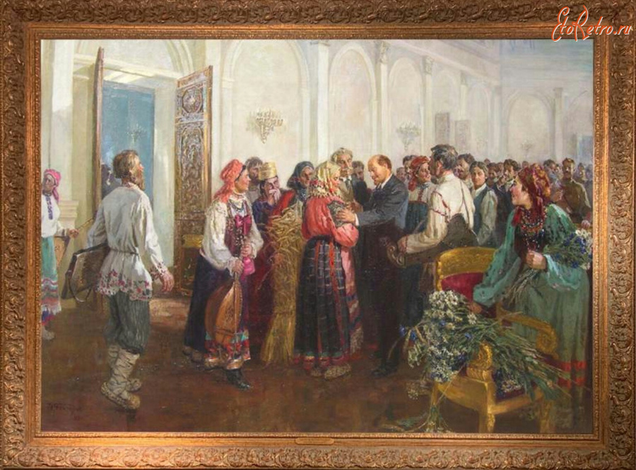 Картины - Григорий Гончаров, Ленин с Первым Русским Народным Хором