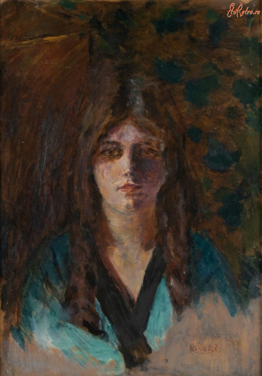 Картины - Пьер Боннар, Портрет молодой женщины