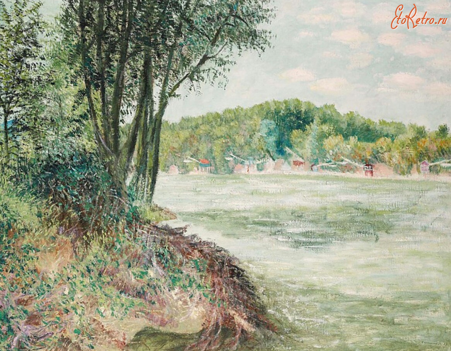 Картины - Поль Камениш, На берегу озера