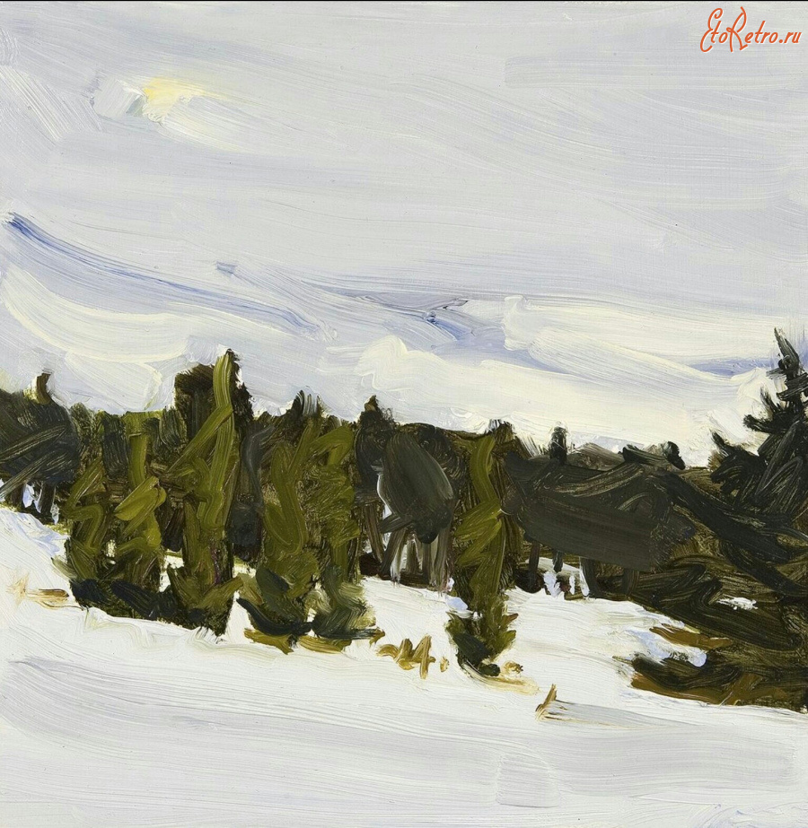 Картины - Сьюзен Хедли ван Кампен, Свежий снег, Ранний апрель