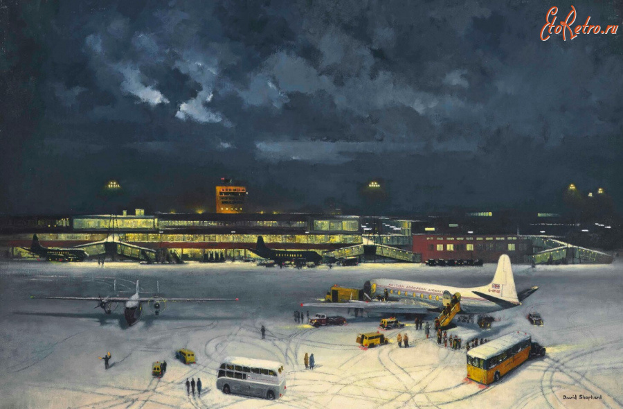 Картины - Дэвид Шепард. Терминал II в Хитроу