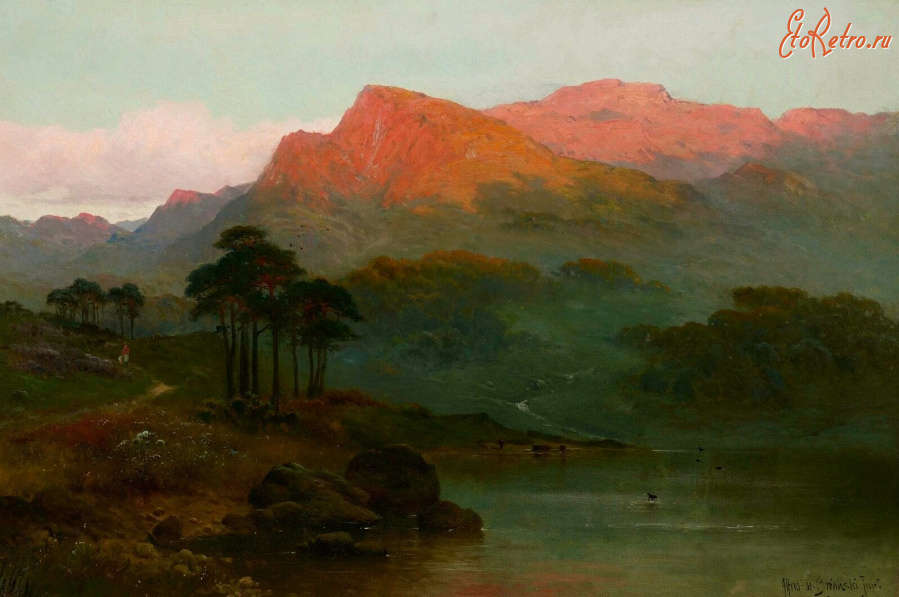 Картины - Альфред Бреански младший. Гора Кейдер Идрис в Северном Уэльсе