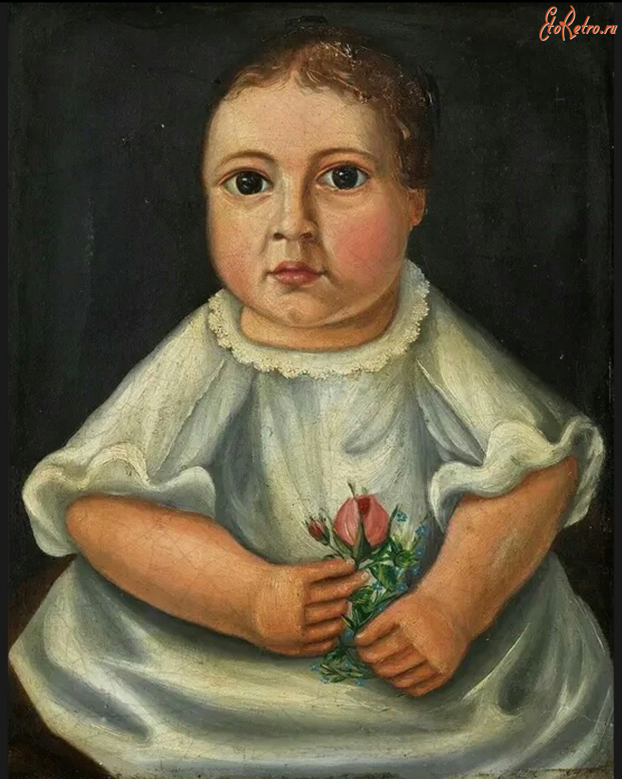 Картины - Анри Руссо. Портрет девочки. Детский портрет