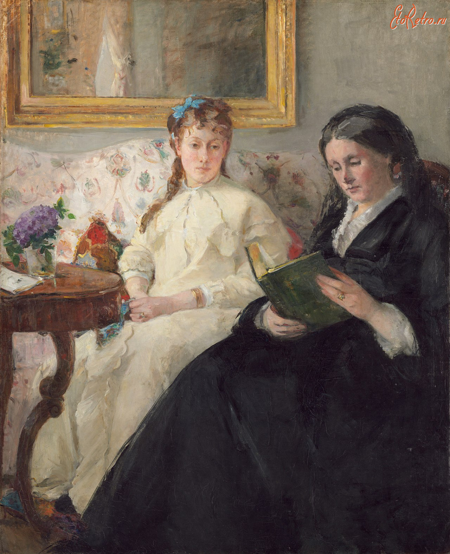 Картины - Мать и сестра Берты Моризо. 1869-1870