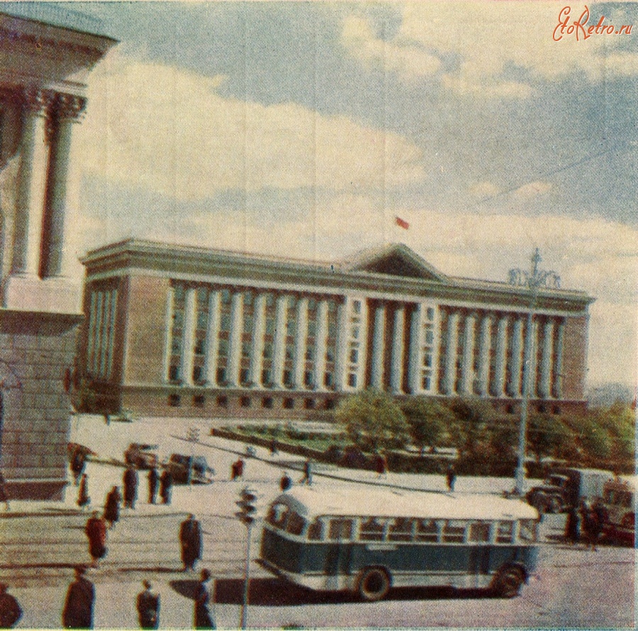 Курск - Красная площадь.Дом Советов.1962г.