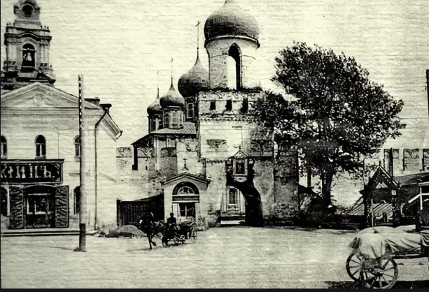 Тула - Тула, Тула, Тула - я, Тула - Родина моя!  Одоевская башня Тульского кремля в 19 веке.