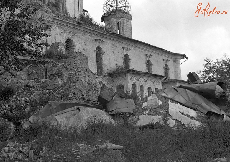 Московская область - Развалины Ново-Иерусалимского монастыря, взорванного немецкими войсками 10 декабря 1941 года