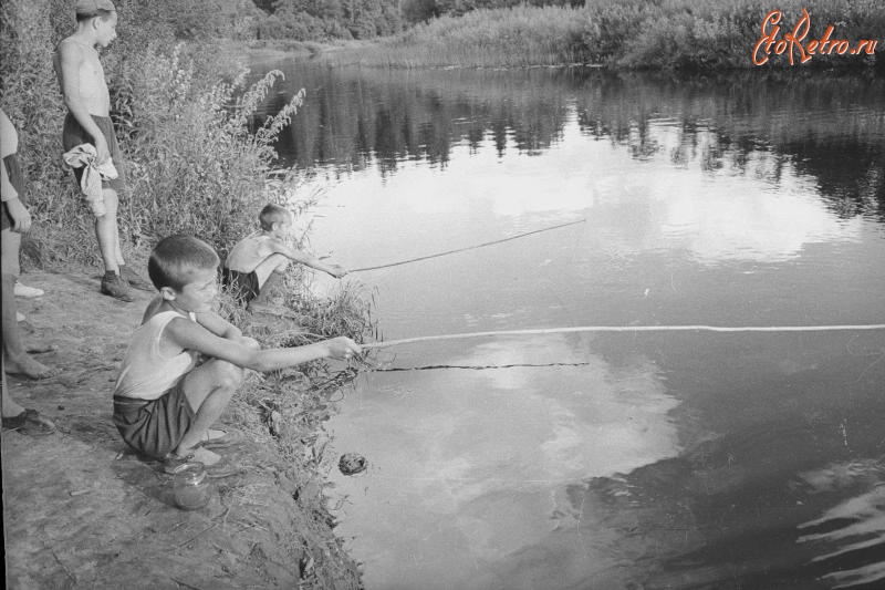 Московская область - Дети около водоема