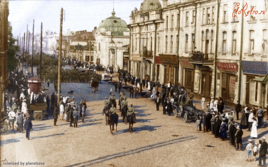 Иркутск - Вступление чехов в Иркутск 1918г.
