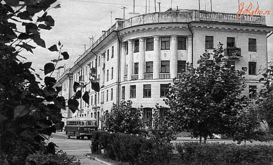 Ангарск - Ангарск. Улица Карла Маркса, 60-е годы