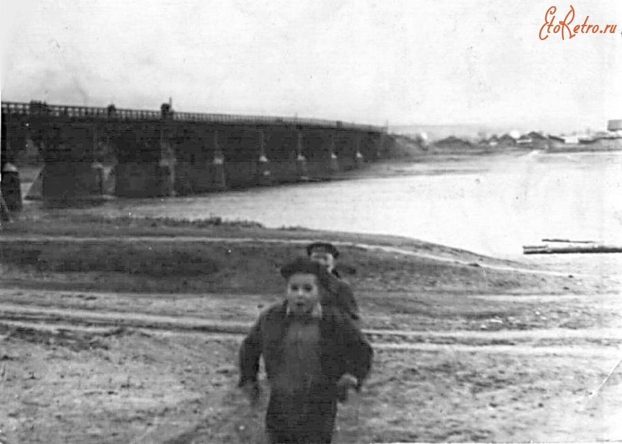Нижнеудинск - У старого моста через реку Уда.