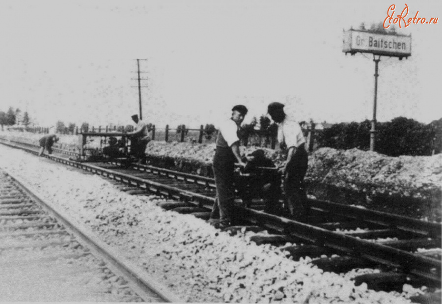 Калининградская область - Gross Baitschen. Eisenbahn.