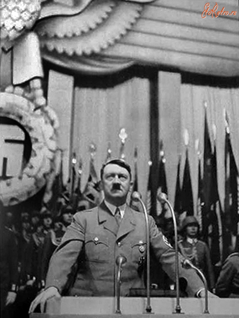 Калининград - Гитлер в Кёнигсберге 25 марта 1938 года.