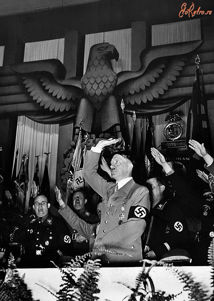 Калининград - Адольф Гитлер в Кёнигсберге 25.03.1938 года