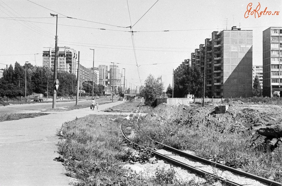Калининград - Калининград. Московский проспект 1990 г.