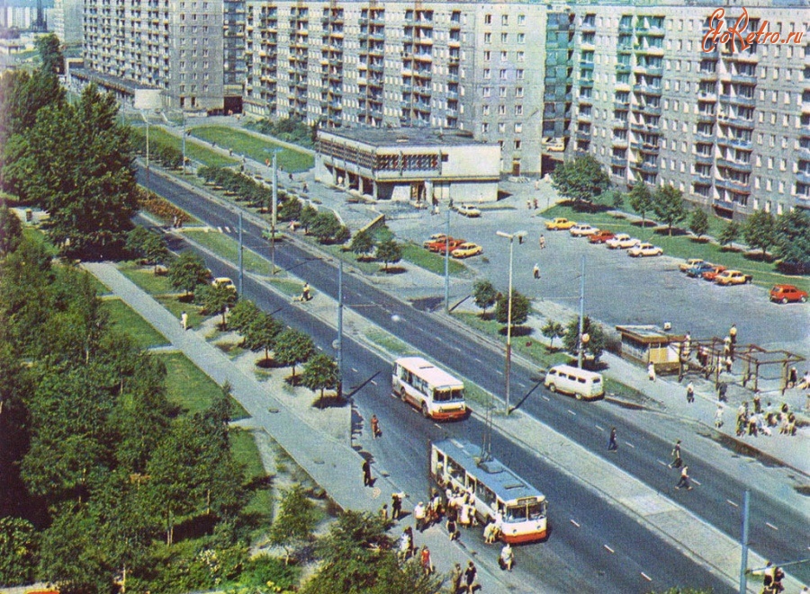 Калининград - Калининград. Московский проспект 1980 год