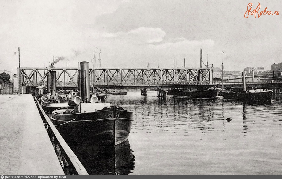 Калининград - Кёнигсберг - железнодорожный мост. 1910—1920, Россия, Калининград