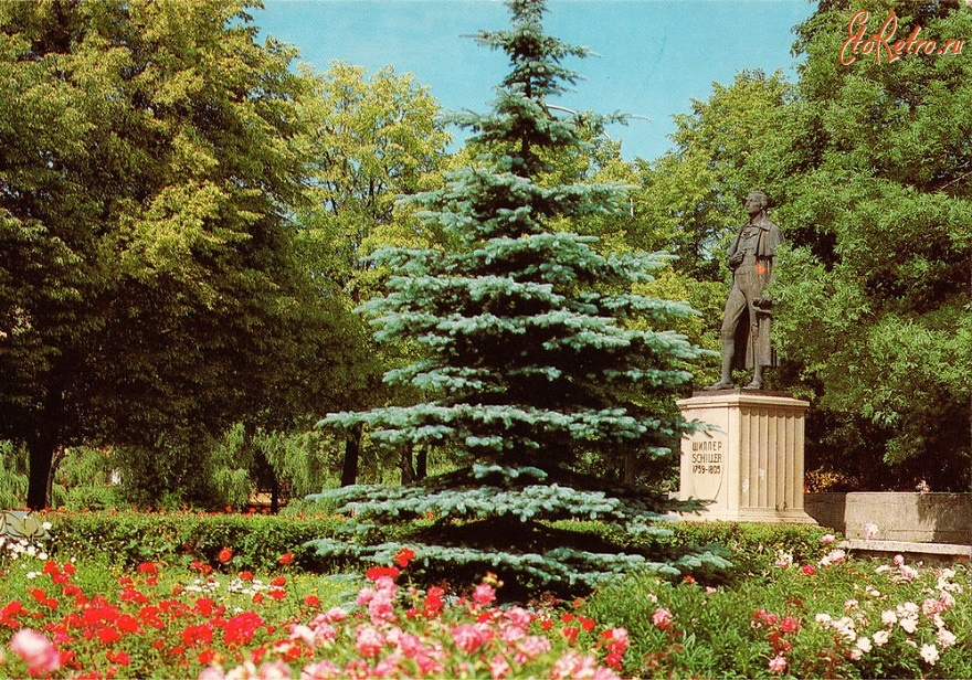 Калининград - Памятник Фридриху Шиллеру