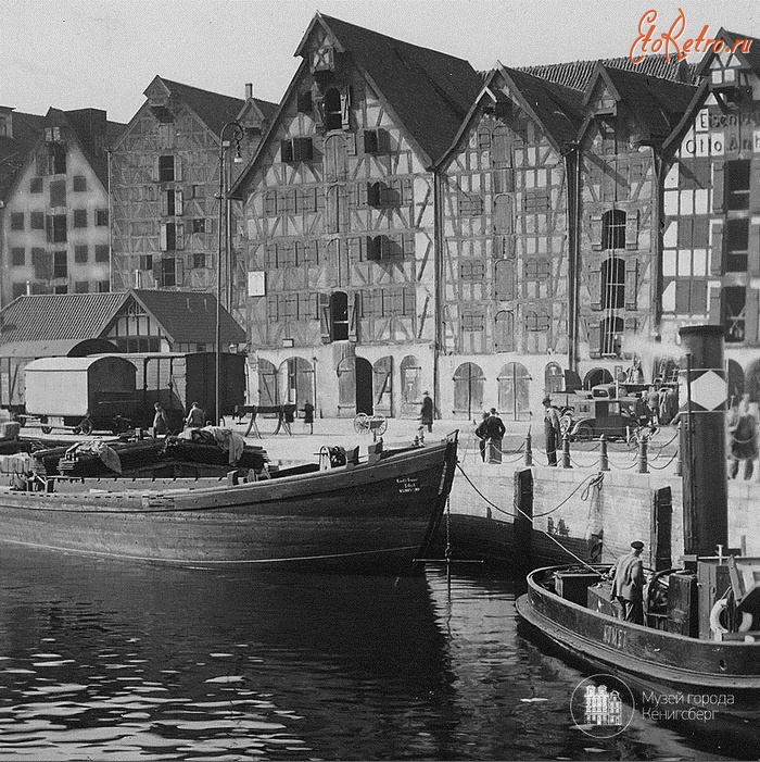 Калининград - Hafen mit Speicherviertel. Гавань с комплексами хранения