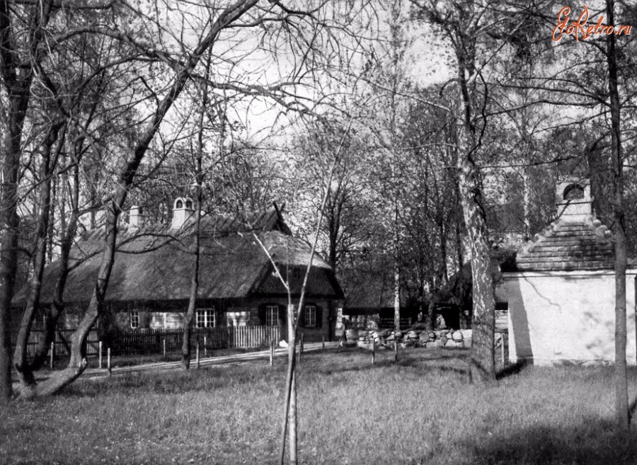 Калининград - Крестьянский двор «Прусской Литвы» в этнографическом музее Кёнигсбергского зоопарка.