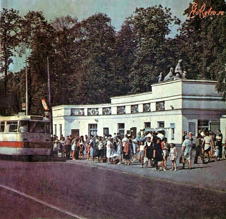 Калининград - Калининград. Остановка городского транспорта у центрального входа в зоопарк.