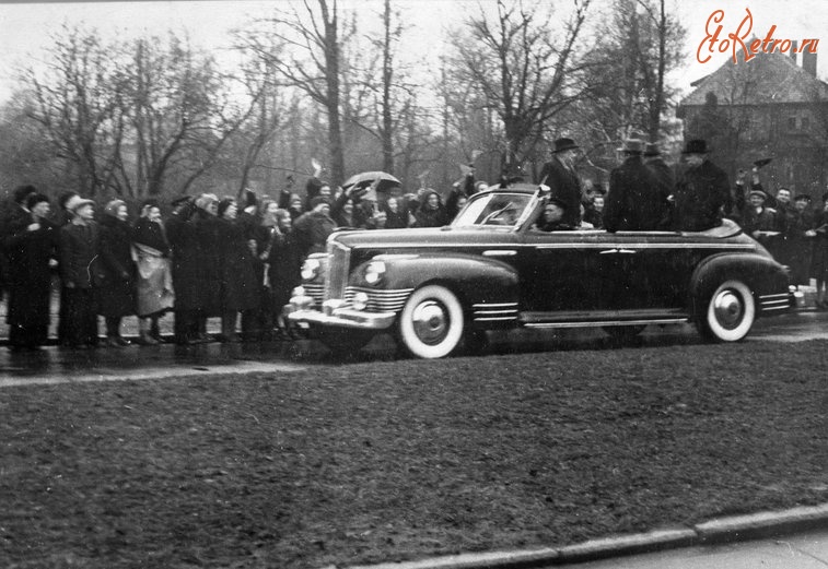 Калининград - 1957 год, визит Н.С.Хрущёва и Н.А.Булганина в Калининград