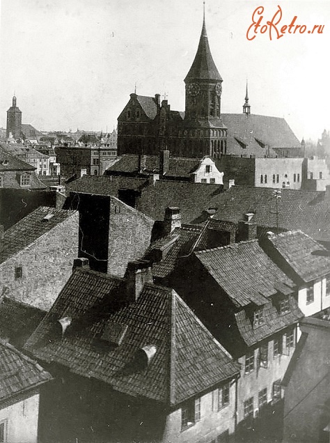 Калининград - Кёнигсберг. Вид на Кафедральный собор