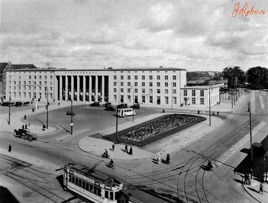 Калининград - Koenigsberg. Adolf Hitler-Platz. Nordbahnhof.