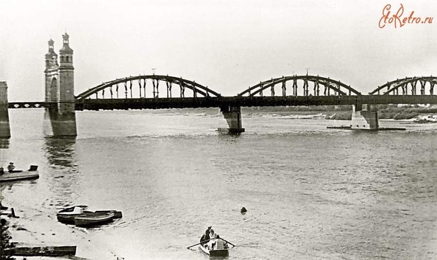 Советск - Советск. Мост Королевы Луизы с восстановленными деревянными пролётами.