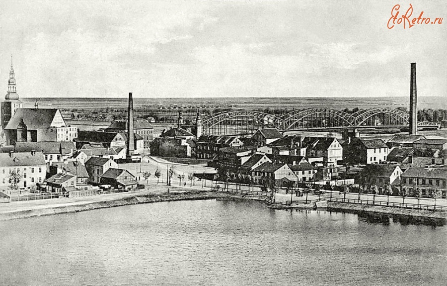 Советск - Тильзит. Вид на мост Королевы Луизы