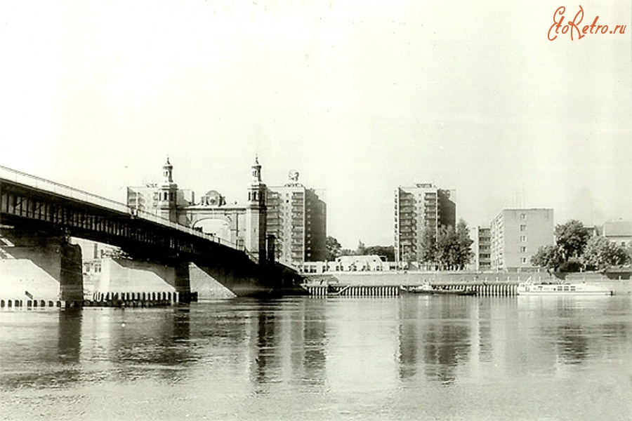Советск - Советск. Вид с Панемуне на мост Королевы Луизы и город.