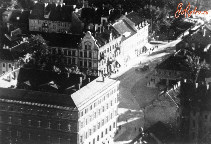 Гусев - Центральная площадь Гумбиннена в августе 1930 года