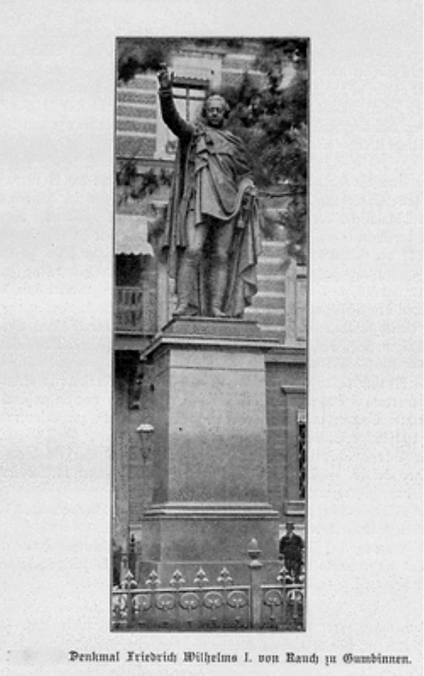 Гусев - Gumbinnen, Denkmal Friedrich Wilhelm I von Rauch