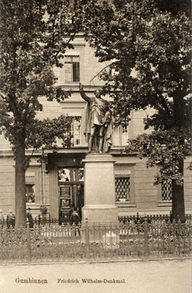 Гусев - Gumbinnen, Denkmal Friedrich-Wilhelm  I.