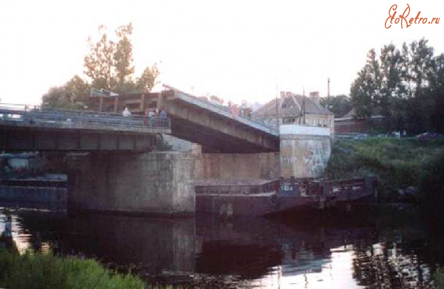 Гвардейск - Подъемный мост в Tapiau снова функционирует