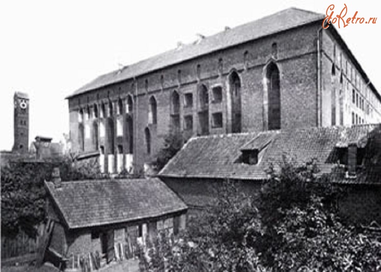 Неман - Замок Рагнит. вид с юго-востока. фото до 1945 года