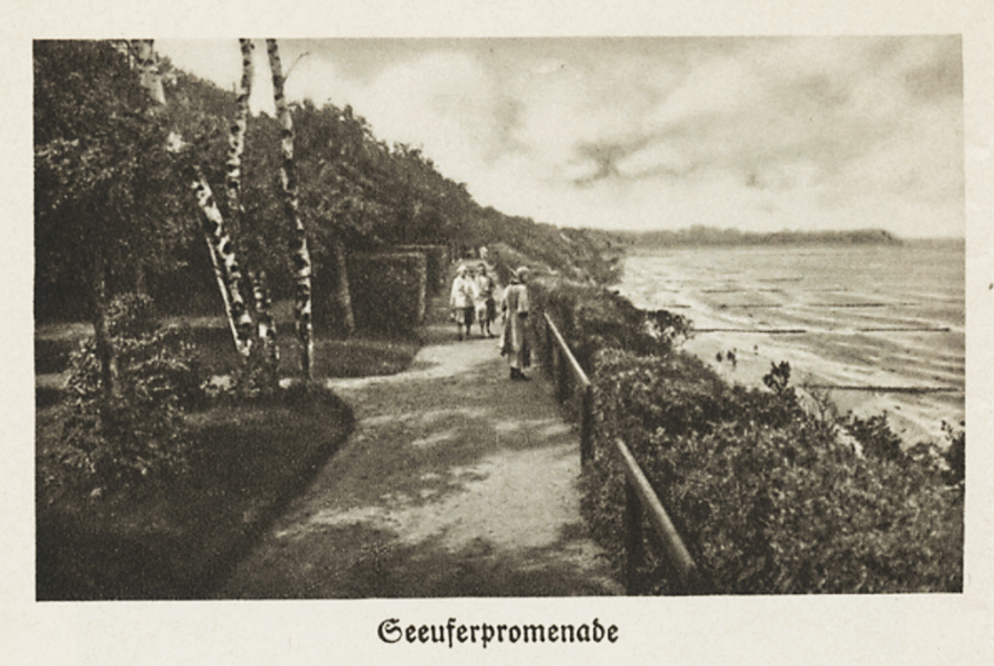 Пионерский - Neukuhren, Seeuferpromenade.