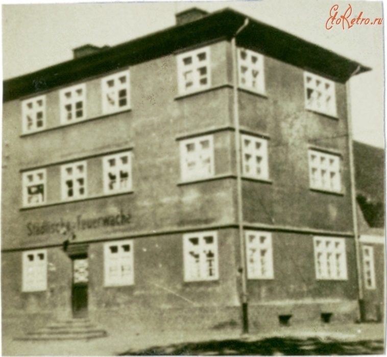 Багратионовск - Preussisch Eylau, Domnauer Stra?e, Feuerwache, Feuerwehrdepot (neu erbaut 1929)