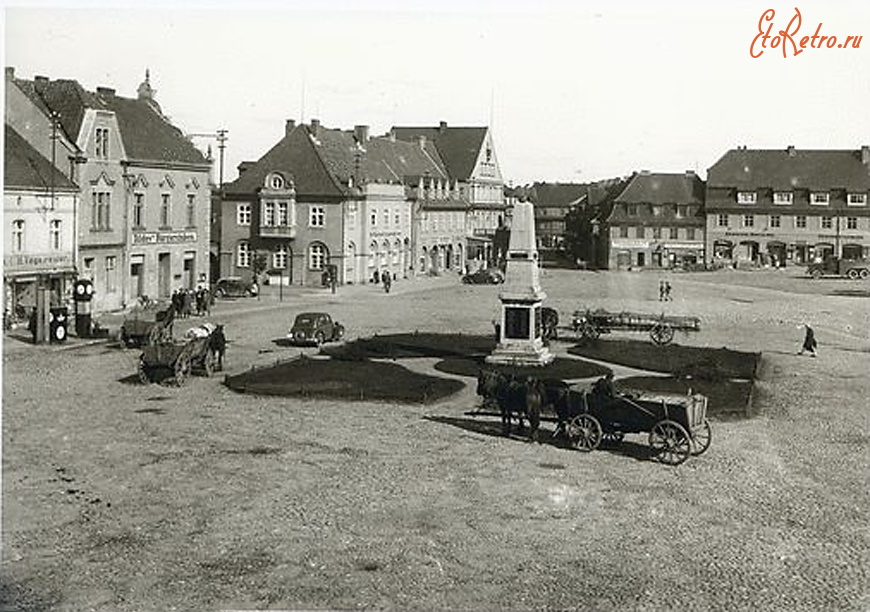 Озерск - Darkehmen. Marktplatz.
