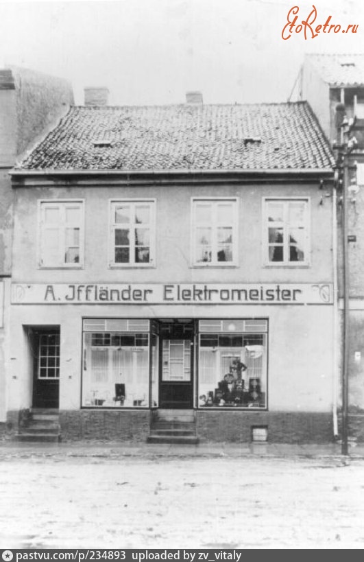 Правдинск - Elektromeister A. Ifflender 1900—1945, Россия, Калининградская область,Правдинск