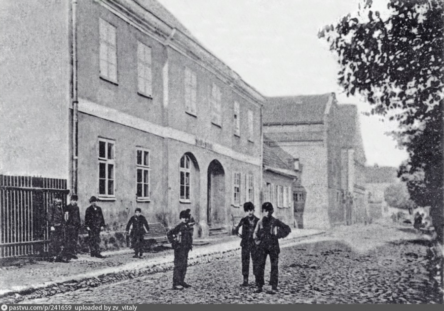 Правдинск - Stadtschule. Allenburg 1900—1914, Россия, Калининградская область, Правдинск