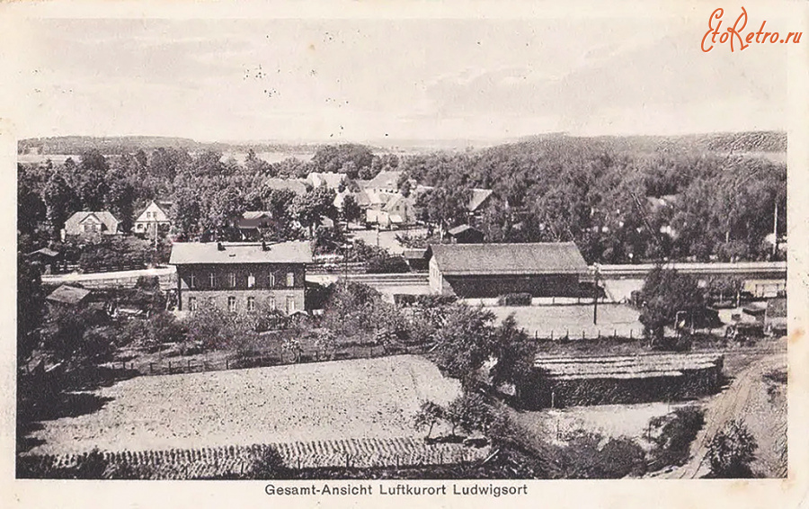 Ладушкин - Gesamt-Ansicht Luftkurort Ludwigsort.